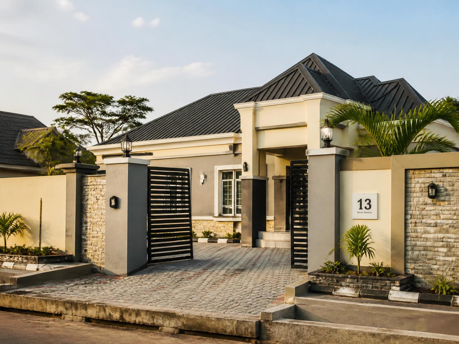 Modern gated residential home in Akure, Ondo State
